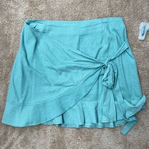 Sage green showpo skirt